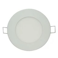 Led panel λευκό στρογγυλό χωνευτό 3W 230V 6000k ψυχρό λευκό φως 120° 240lm