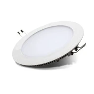 Led panel λευκό στρογγυλό χωνευτό 18W 230V 6000k ψυχρό λευκό φως 120° 1440lm