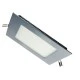 Led panel inox τετράγωνο χωνευτό 6W 230V 4000k ενδιάμεσο λευκό φως 120° 450lm