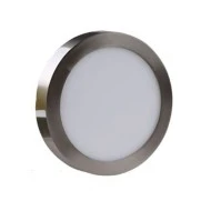 Led panel inox στρογγυλό εξωτερικό 24W 230V 4000k ενδιάμεσο λευκό φως 120° 1800lm