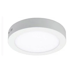 Led panel λευκό στρογγυλό εξωτερικό 18W 230V 4000k ενδιάμεσο λευκό φως 120° 1350lm