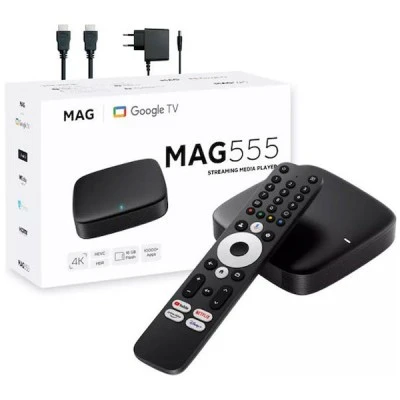 TV Box MAG555 4K UHD με WiFi USB 2.0 2GB RAM και 16GB αποθηκευτικό χώρο με λειτουργικό Android 12.0