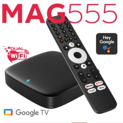 TV Box MAG555 4K UHD με WiFi USB 2.0 2GB RAM και 16GB αποθηκευτικό χώρο με λειτουργικό Android 12.0