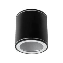 Φωτιστικό downlight σποτ kelvo® MARETTI για λάμπα MR16 με ντουί GU10 επιφανειακό αδιάβροχο IP65 μαύρο ματ 9x9x9cm