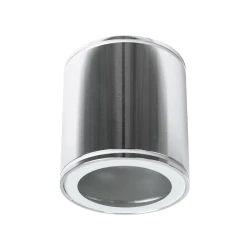 Φωτιστικό downlight σποτ kelvo® MARETTI για λάμπα MR16 με ντουί GU10 AC 220-240V αδιάβροχο IP65 νίκελ χρώμιο 9x9x9cm