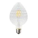 Λάμπα led filament ντιμαριζόμενη ανάγλυφη και διάφανη Ε27 6W 230V 2700k θερμό λευκό φως 690Lm