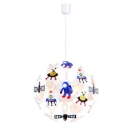 Κρεμαστό παιδικό φωτιστικό SPACE 4xΕ14 Φ35xΗ80cm εσωτερικού χώρου IP20