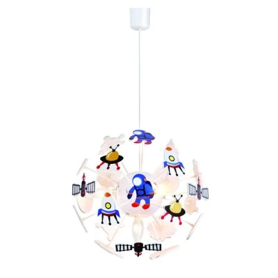 Κρεμαστό παιδικό φωτιστικό SPACE 4xΕ14 Φ35xΗ80cm εσωτερικού χώρου IP20