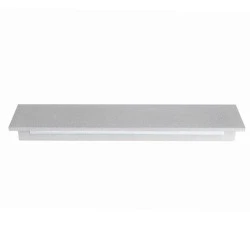 Επίτοιχο γραμμικό φωτιστικό LED SMD 12W 230V AC 760LM θερμό φως 3000k στεγανό IP65 λευκό τσιμέντο