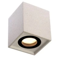 Φωτιστικό οροφής MONTE 1xGU10 8,5x8,5xh10cm λευκό τσιμεντένιο