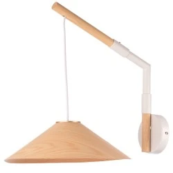 Επίτοιχο φωτιστικό NAIROBI 1x GX53 30x40x32cm με ξύλινο καπέλο φυσικού χρώματος και μεταλλική βάση Επίτοιχο φωτιστικό NAIROBI 1x GX53 30x40x32cm με ξύλινο καπέλο φυσικού χρώματος και μεταλλική βάση
