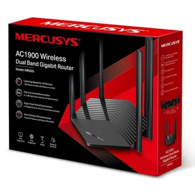 Router MERCUSYS MR50G Wireless Gigabit AC1900 Dual Band Ver. 1.0 με τεχνολογία Beamforming Router MERCUSYS MR50G Wireless Gigabit AC1900 Dual Band Ver. 1.0 με τεχνολογία Beamforming