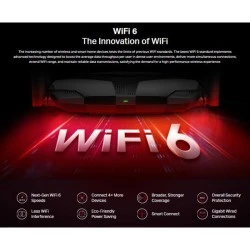 Router MERCUSYS WiFi 6 MR70X AX1800 Dual Band Ver. 1.0 με ταχύτητες WiFi 6