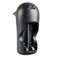 Plug-in φορτιστής MEDIARANGE για Ni-MH μπαταρίες 2 θέσεων σε μαύρο χρώμα για μεγαλύτερη διάρκεια ζωή