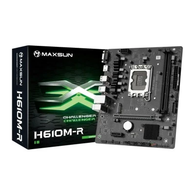 Μητρική Maxsun Challenger H610M-R V2, 2x DDR4, Intel s1700, USB 3.2, 1G LAN, M-ATX