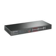 MERCUSYS rackmount switch MS118CP 16x 10/100Mbps PoE+ & 2x Gigabit θύρες UN/1.0