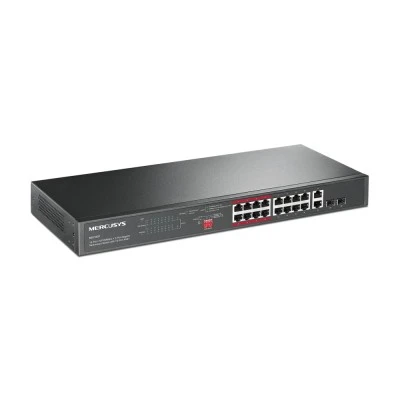 MERCUSYS rackmount switch MS118CP 16x 10/100Mbps PoE+ & 2x Gigabit θύρες UN/1.0