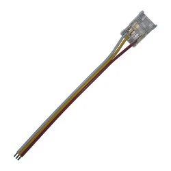 Καλώδιο Τροφοδοσίας για COB LED Ταινία 10mm PCB με 3 Καλώδια στο Άκρο