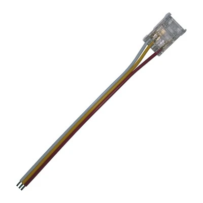Καλώδιο Τροφοδοσίας για COB LED Ταινία 10mm PCB με 3 Καλώδια στο Άκρο Καλώδιο Τροφοδοσίας για COB LED Ταινία 10mm PCB με 3 Καλώδια στο Άκρο