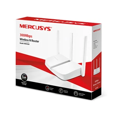 Router MERCUSYS MW305R Wireless N 300Mbps 4x 10/100Mbps Ver. 2 με 3 κεραίες 5dBi Router MERCUSYS MW305R Wireless N 300Mbps 4x 10/100Mbps Ver. 2 με 3 κεραίες 5dBi