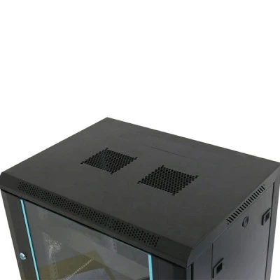 Καμπίνα rack POWERTECH NETW-0001 600 x 450 x 500mm 9U με γυάλινη πόρτα και αφαιρούμενα πλαϊνά