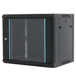 Καμπίνα rack POWERTECH NETW-0001 600 x 450 x 500mm 9U με γυάλινη πόρτα και αφαιρούμενα πλαϊνά