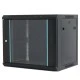 Καμπίνα rack POWERTECH NETW-0001 600 x 450 x 500mm 9U με γυάλινη πόρτα και αφαιρούμενα πλαϊνά