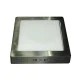  LED Panel Slim Επίτοιχο Τετράγωνο 20W ενδιάμεσο φως 4000K 1460lm IP44 Νίκελ Ματ