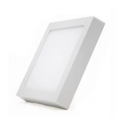 LED Panel Slim Επίτοιχο Τετράγωνο 8W θερμό φως 3000K 490lm Λευκό