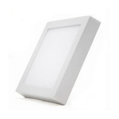LED Panel Slim Επίτοιχο Τετράγωνο 8W θερμό φως 3000K 490lm Λευκό