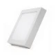 LED Panel Slim Επίτοιχο Τετράγωνο 8W θερμό φως 3000K 490lm Λευκό