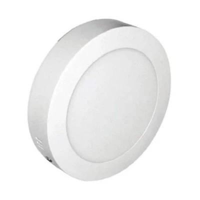 LED Panel Slim Επίτοιχο Στρογγυλό 8W ενδιάμεσο φως 4000K 500lm Λευκό 