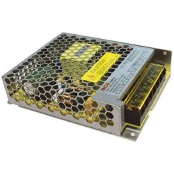 Τροφοδοτικό-led driver μεταλλικό 100W 230VAC σε 24VDC 4.17A μη στεγανό IP20 για ταινίες & λάμπες LED Τροφοδοτικό-led driver μεταλλικό 100W 230VAC σε 24VDC 4.17A μη στεγανό IP20 για ταινίες & λάμπες LED