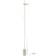 Επιδαπέδιο φωτιστικό HERA​ 1xE14 D9xh160cm λευκό μαρμάρινο και μεταλλικό