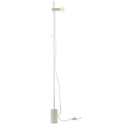 Επιδαπέδιο φωτιστικό HERA 1xE14 D9xh160cm λευκό μαρμάρινο και μεταλλικό Επιδαπέδιο φωτιστικό HERA 1xE14 D9xh160cm λευκό μαρμάρινο και μεταλλικό