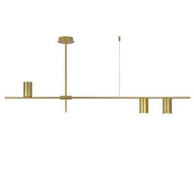 Φωτιστικό οροφής ARISTO 3xGU10 130x12xh53cm μεταλλικό χρυσό