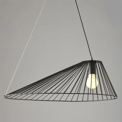 Κρεμαστό φωτιστικό 1xE27 CAPPELLO μαύρο μεταλλικό 60x40x120cm εσωτερικού χώρου Κρεμαστό φωτιστικό 1xE27 CAPPELLO μαύρο μεταλλικό 60x40x120cm εσωτερικού χώρου