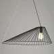 Κρεμαστό φωτιστικό 1xE27 CAPPELLO μαύρο μεταλλικό 60x40x120cm εσωτερικού χώρου Κρεμαστό φωτιστικό 1xE27 CAPPELLO μαύρο μεταλλικό 60x40x120cm εσωτερικού χώρου
