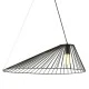 Κρεμαστό φωτιστικό 1xE27 CAPPELLO μαύρο μεταλλικό 60x40x120cm εσωτερικού χώρου Κρεμαστό φωτιστικό 1xE27 CAPPELLO μαύρο μεταλλικό 60x40x120cm εσωτερικού χώρου