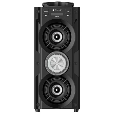 Φορητό ηχείο CELEBRAT OS-01 με ισχύ 10W & μπαταρία 1200mAh Bluetooth FM & LED φωτισμό μαύρο χρώμα Φορητό ηχείο CELEBRAT OS-01 με ισχύ 10W & μπαταρία 1200mAh Bluetooth FM & LED φωτισμό μαύρο χρώμα