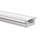 Προφίλ αλουμινίου EDITH P147 25.9x8.7mm χωνευτό στεγανό IP65 με οπάλ κάλυμμα για λωρίδες LE