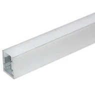 Προφίλ αλουμινίου Τin 13x10mm επίτοιχης τοποθέτησης για λωρίδες LED με οπάλ κάλυμμα