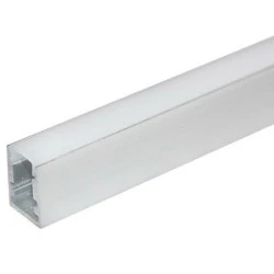 Προφίλ αλουμινίου Τin 13x10mm επίτοιχης τοποθέτησης για λωρίδες LED με οπάλ κάλυμμα Προφίλ αλουμινίου Τin 13x10mm επίτοιχης τοποθέτησης για λωρίδες LED με οπάλ κάλυμμα