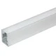 Προφίλ αλουμινίου Τin 13x10mm επίτοιχης τοποθέτησης για λωρίδες LED με οπάλ κάλυμμα