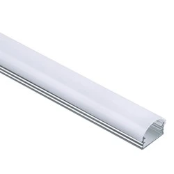 Προφίλ αλουμινίου Cruz 14.3x6.7mm επίτοιχης τοποθέτησης για λωρίδες LED με οπάλ κάλυμμα