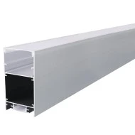 Προφίλ αλουμινίου SIEN P288 88x50mm 2m επίτοιχης τοποθέτησης με οπάλ κάλυμμα για λωρίδες LED