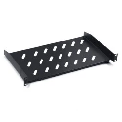 Ράφι για επιτοίχια καμπίνα RACK 19″ 250mm με σταθερή διάτρητη πλάκα