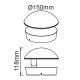Επίτοιχο φωτιστικό LED SMD LUMINAIRE 13W 230V 3000k θερμό λευκό φως 480lm δέσμης 100° IP54