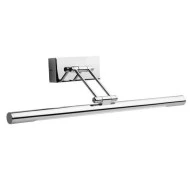 Led φωτιστικό επίτοιχο πίνακα & μπάνιου 12W 3000k θερμό φως 780lm μεταλλικό χρώμιο στεγανό IP44