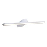 Επίτοιχο φωτιστικό μπάνιου LED 16W θερμό φως 3000k 1040lm λευκό μεταλλικό 50x12x4cm IP44